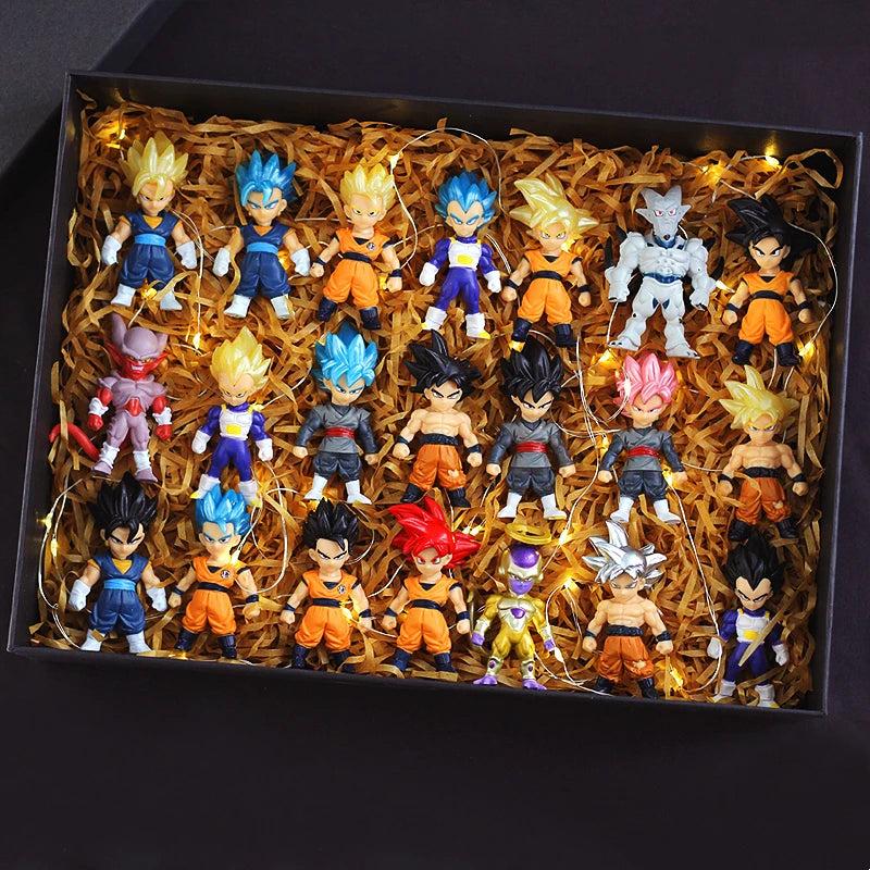 Dragon Ball Z Super Saiyan Action Figurine Gift Set Son Goku Son Gohan Vegeta Broly Piccolo Majin Buu