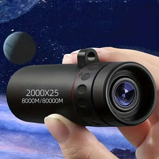 Mini Outdoor HD Portable Monocular Telescope with Holder (Zoom 2000X25)